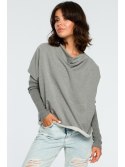 B094 Bluza z dekoltem z tyłu