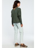 B094 Bluza z dekoltem z tyłu