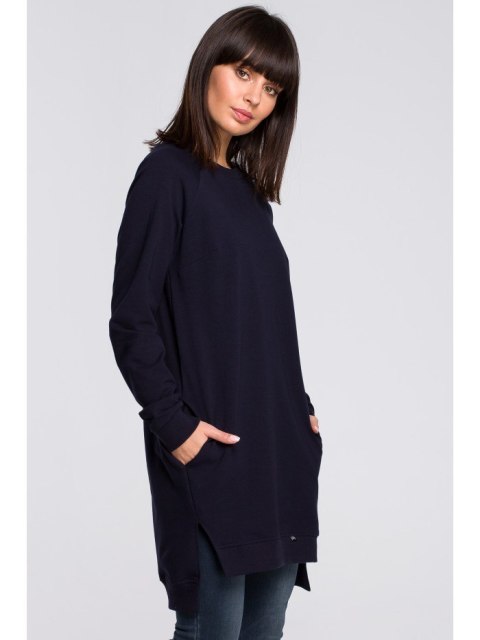 B101 Bluza - tunika z rozcięciami po bokach B101 Bluza - tunika z rozcięciami po bokach