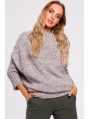M470 Ciepły sweter z półgolfem