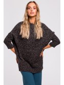 M470 Ciepły sweter z półgolfem