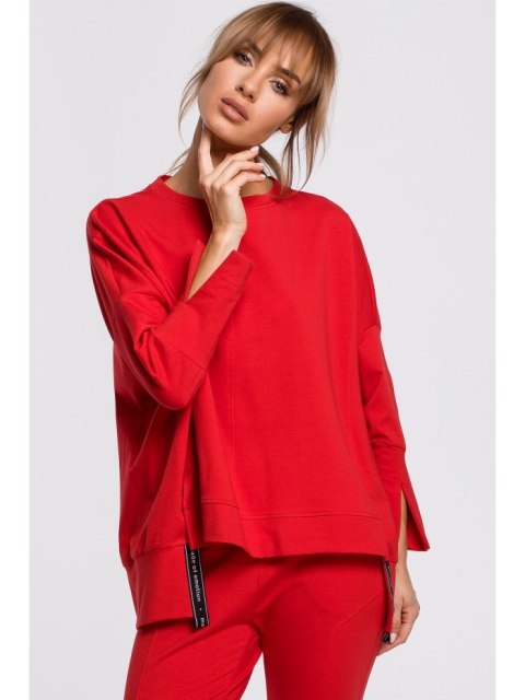 M491 Bluza z rozcięciami na bokach i lampasem M491 Bluza z rozcięciami na bokach i lampasem