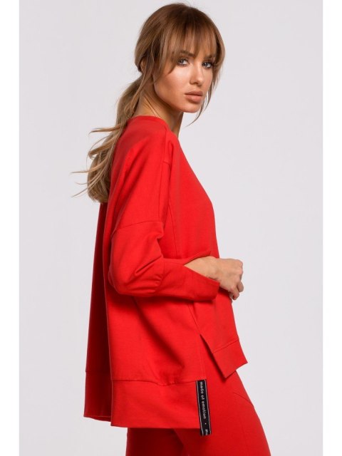 M491 Bluza z rozcięciami na bokach i lampasem M491 Bluza z rozcięciami na bokach i lampasem