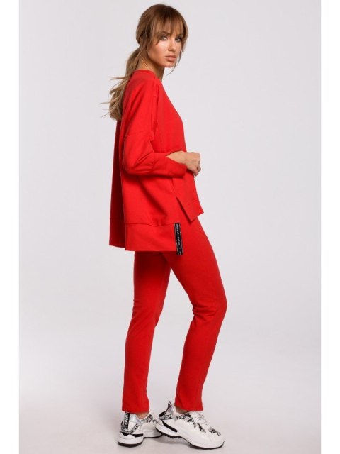 M491 Bluza z rozcięciami na bokach i lampasem M491 Bluza z rozcięciami na bokach i lampasem