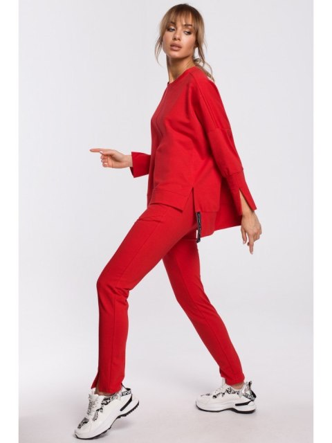 M491 Bluza z rozcięciami na bokach i lampasem M491 Bluza z rozcięciami na bokach i lampasem