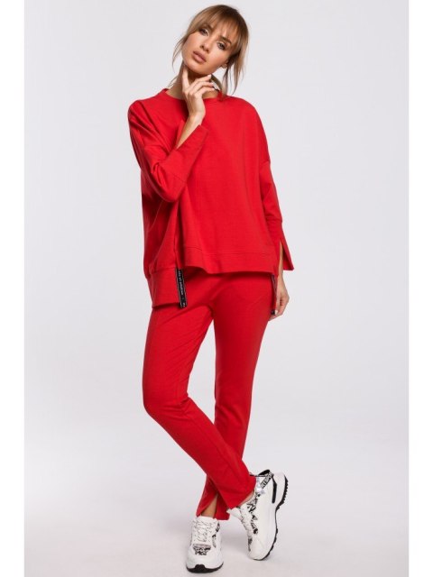 M491 Bluza z rozcięciami na bokach i lampasem M491 Bluza z rozcięciami na bokach i lampasem