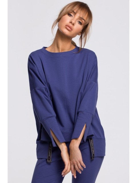 M491 Bluza z rozcięciami na bokach i lampasem M491 Bluza z rozcięciami na bokach i lampasem