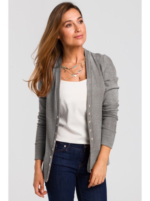 S198 Sweter zapinany na napy