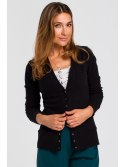 S198 Sweter zapinany na napy